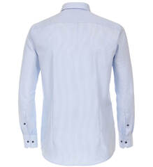 Сорочка мужская Venti Modern Fit 134023600-100 из фактурной ткани голубая