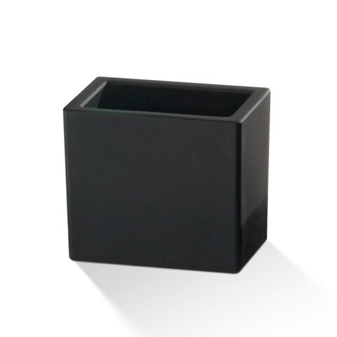 Decor Walther 0842560 Decor Walther DW 946 Бокс универсальный 10.5x7x9см, стекло матовое, цвет: черный (Снято с пр-ва)