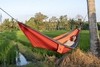 Картинка гамак туристический Ticket to the Moon king size hammock Orange/Dark Grey - 2