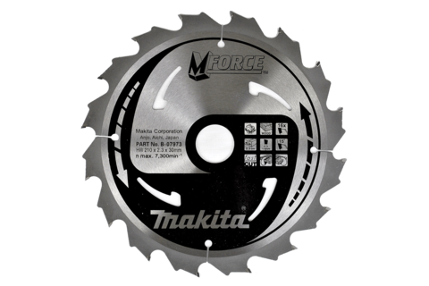 Пильный диск по дереву Makita M-FORCE 185х30х2 мм/16 B-31223