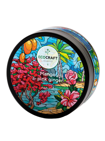 ECOCRAFT Скраб для тела Mango and pink ginger Манго и розовый имбирь (150 мл)