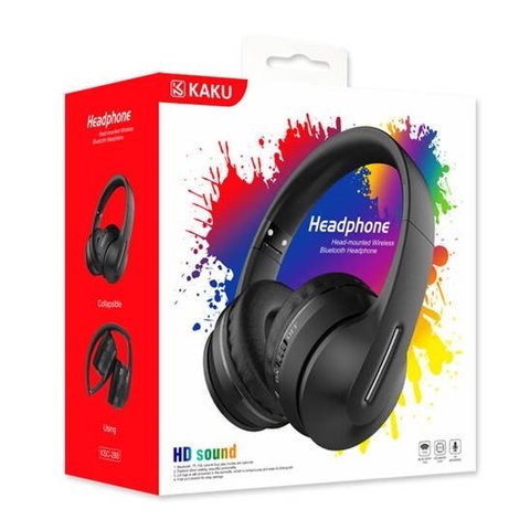 Qulaqcıq Wireless Headphones Bluetooth 5.0 Universal KAKU Bluetooth Headphone (KSC-228) black