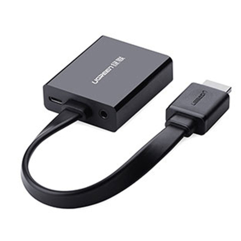 Адаптер UGREEN HDMI to VGA Converter, 25 см, черный MM103