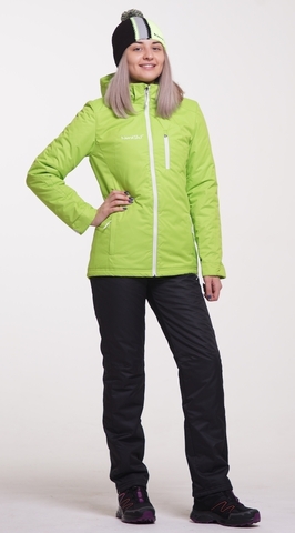 Утеплённый женский костюм Nordski Active Lime-Black