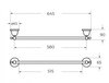 Art&Max AM-F-5509-Cr Полотенцедержатель Хром