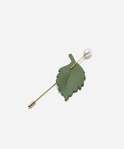 Брошь PIERCED LEAF