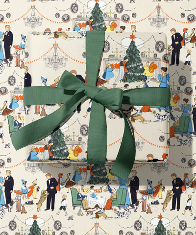 Упаковочная бумага О' Торжество у камина