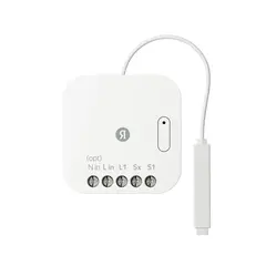 Умное реле YNDX-00537, одноканальное, Zigbee, работает с Алисой