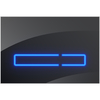 Am.Pm IS450A38.901700 Инсталляция с клав Touchless Pro стекло черн с подвесным унитазом Gem FlashClean с с