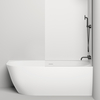 102514G Salini SOFIA Corner R Ванна угловая правая 1700х850х590мм, дон кл "Up&Down",опорная рама, сифон, слив-пер, мат-л: S-Sense, белый глянцевый