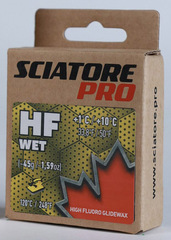Парафин лыжный Sciatore Pro HF WET 45гр. яркий желтый 10°..1°