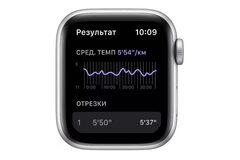 Смарт часы Apple Watch Nike SE GPS, 44mm Silver Aluminium Case with Pure Platinum/Black Nike Sport Band - Regular (MKQ73GK/A)