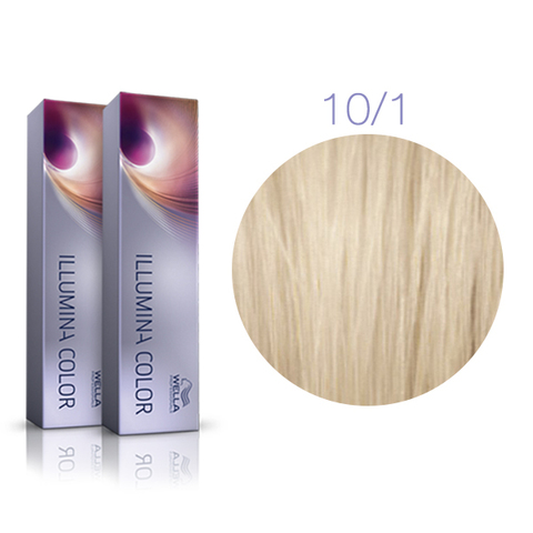 Wella Professional Illumina Color 10/1 (Яркий Блонд - Пепельный) - Стойкая крем-краска для волос