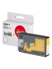 Струйный картридж Sakura 9204B001 (1400XL Y) для Canon MAXIFY MB2040, MB2340, MB2140, MB2740, водорастворимый тип чернил, желтый, 12 мл., 1000 к.