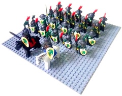 Минифигурки Рыцари орден Зеленый Дракон 24 шт серия 144