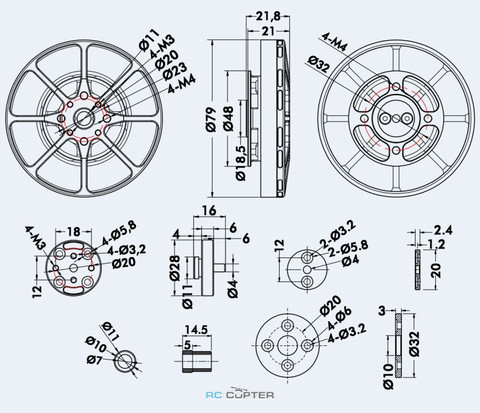 T-Motor Antigravity 7005 KV115