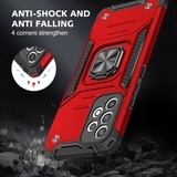 Противоударный чехол Strong Armour Case с кольцом для Samsung Galaxy A33 (Красный)