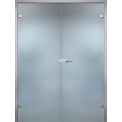 Купить Двустворчатая стеклянная дверь Лайт стекло бесцветное матовое