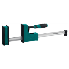 KRAFTOOL Grand-300/450, 300/450 мм, сжатие/распор, 600 кгс, глубина зажима 95 мм, корпусная струбцина (32240-30)