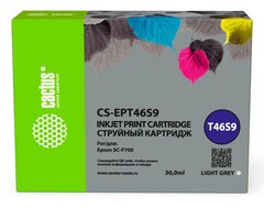 Картридж струйный Cactus CS-EPT46S9 T46S9 св.сер.пигм. (30мл) для Epson SureColor SC-P700