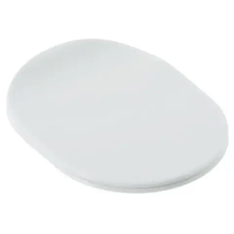CHA001 01 73 Artceram CHIC Сиденье для унитаза с микролифтом, цвет белый, петли золото