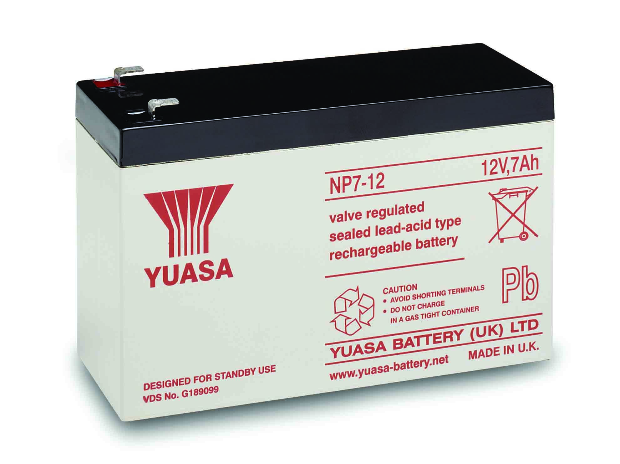 7 ah 12v. Yuasa NP7.2-12. Yuasa np7-12 12v/7ah. Аккумулятор Yuasa np7-12 (12v / 7ah). Аккумулятор Yuasa 6 np12-6.