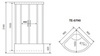 Душевая кабина TIMO TE-0790P 90х90 высокий поддон