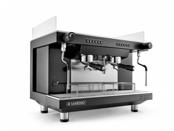 Кофемашина рожковая Sanremo Zoe Tall SAP 2гр. полуавтоматическая, черная