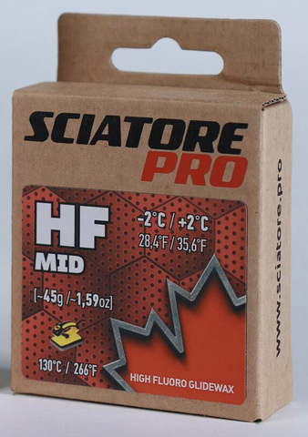 Картинка парафин Sciatore Pro HF 45гр. 2/-2_красный - 1