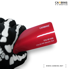 Carbins Color PPF Metallic Red SP05B красная бордовая цветная полиуретановая защитная антигравийная пленка