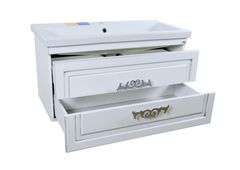 Тумба MISTY Дели - 70 подвесная с 2 ящ. c умывальником