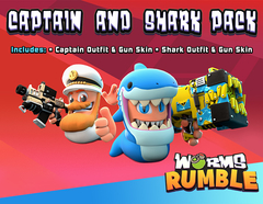 Worms Rumble - Captain & Shark Double Pack (для ПК, цифровой код доступа)