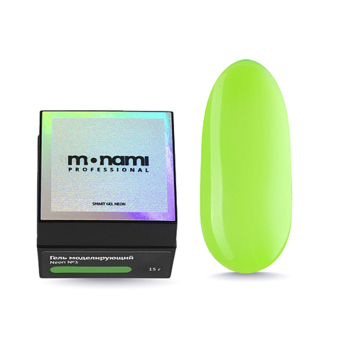 Monami, Гель Smart Neon № 3 Зеленый Лайм, 15 г