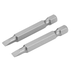 TOLSEN (TT20305) Набор вставок (бит) торцевых 1/4", Slotted, 5,5х0,8 мм, 50 мм, 2 предмета