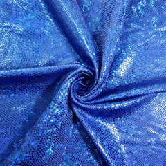 Трикотаж Голограмма, 198 гр/м2, 150 см, синий
