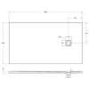 BelBagno TRAY-MR-UNO-AH-160/90-35-W TRAY-MR-UNO-AH-160/90-35-W Поддон из искусственного мрамора