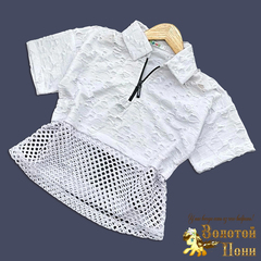 Блуза девочке (9-13) 250311-W2174