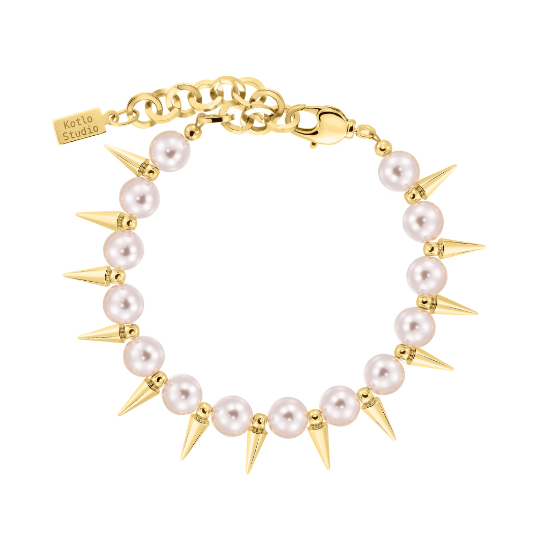 

Браслет Punks Still Alive Gold-Beige Bracelet