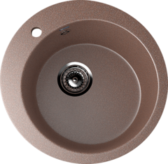 ULGRAN U-405  Круглая мойка с отверстием под смеситель