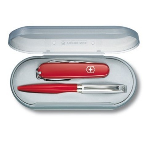 Набор нож Victorinox и ручка Caran d'Ache (4.4331.3)