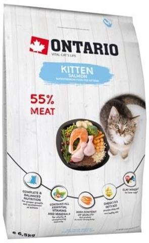 Купить Ontario Kitten Salmon для котят с лососем