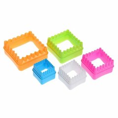 Набор вырубок квадраты 5 шт