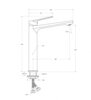Cezares COMFORT-LC-01-W0 COMFORT-LC-01-W0 Смеситель для накладных раковин однорычажный, без донного клапана, хром