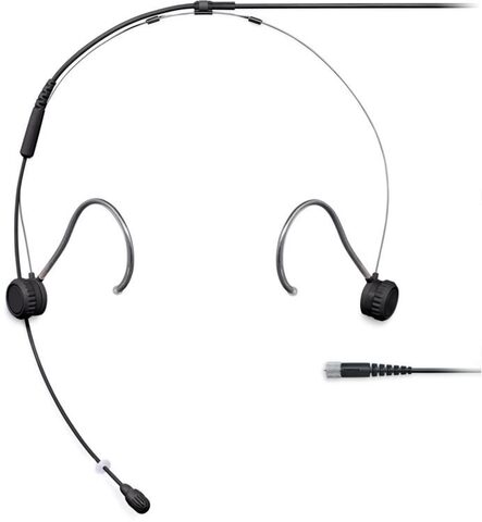SHURE TH53B/O-MDOT Головной всенаправленный мирофон TwinPlex,, кабель 1.6мм, разъем LEMO, черный.