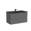 Тумба SANCOS подвесная Folk 2я цв. Grey Soft, FL90GS