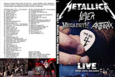 The Big 4 - Metallica, Slayer, Megadeth, Anthrax - Sonisphere Festival Sofia Bulgaria