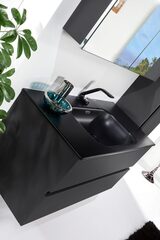 Boheme Vallessi 837-100-A MAT Тумба без раковины 100x46, цвет: антрацит матовый фото