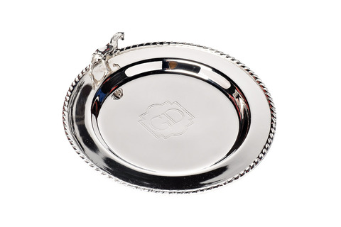 Подставка чайная 16х3 см Garda Decor Horse хром