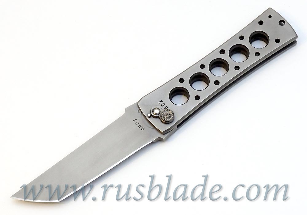 Custom Urakov Brut Folding knife 440C Tanto