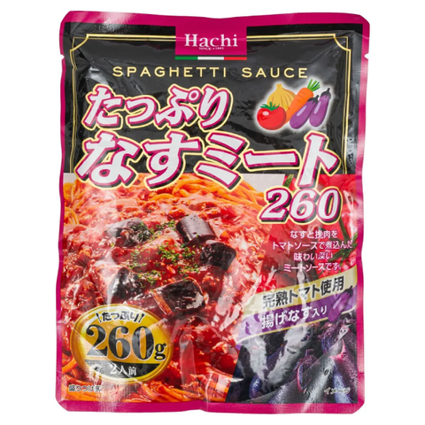 Соус для спагетти Мясной с баклажанами и чесноком Hachi, 260 гр